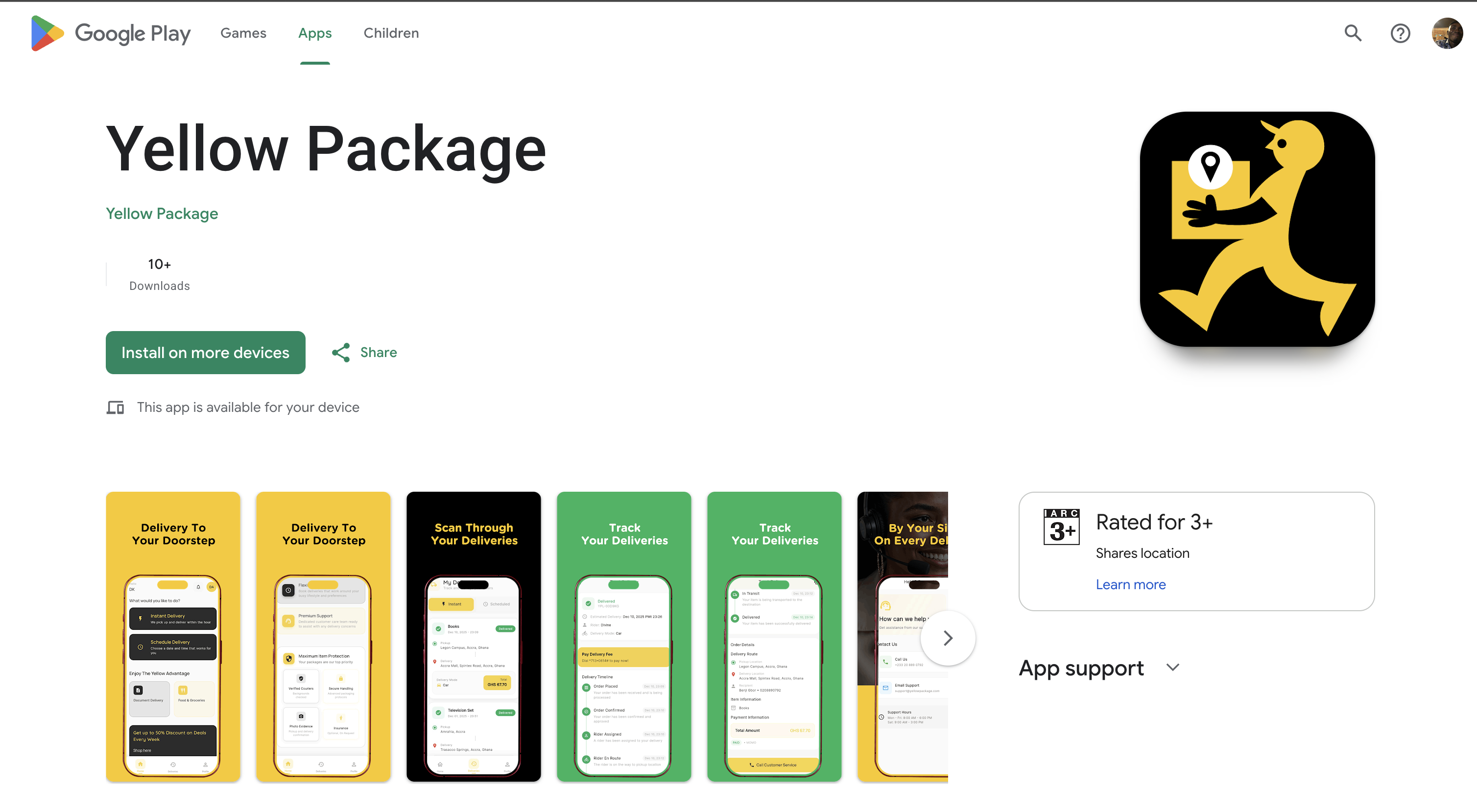 Yellow Package