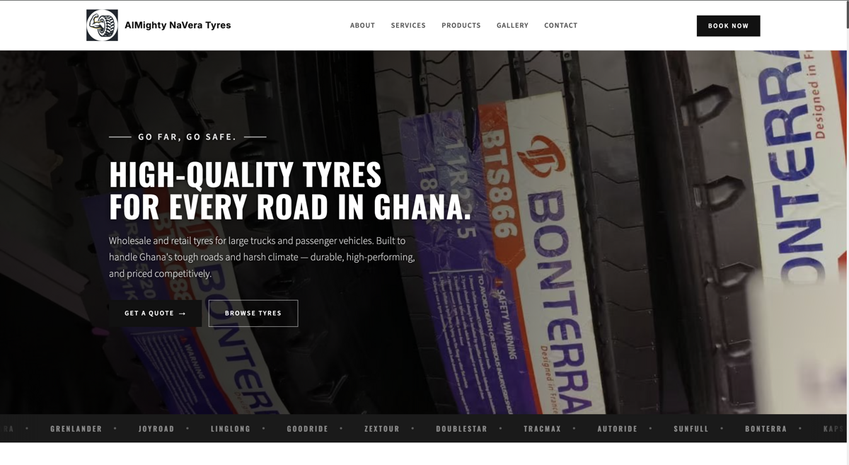 Static Websites secondary view